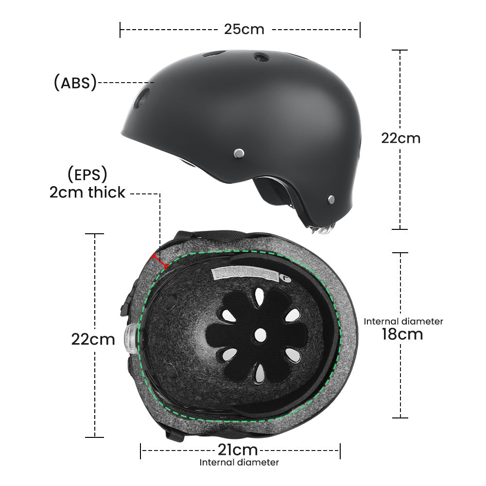 Electric Scooter Helmet with Thickened EPS liner
