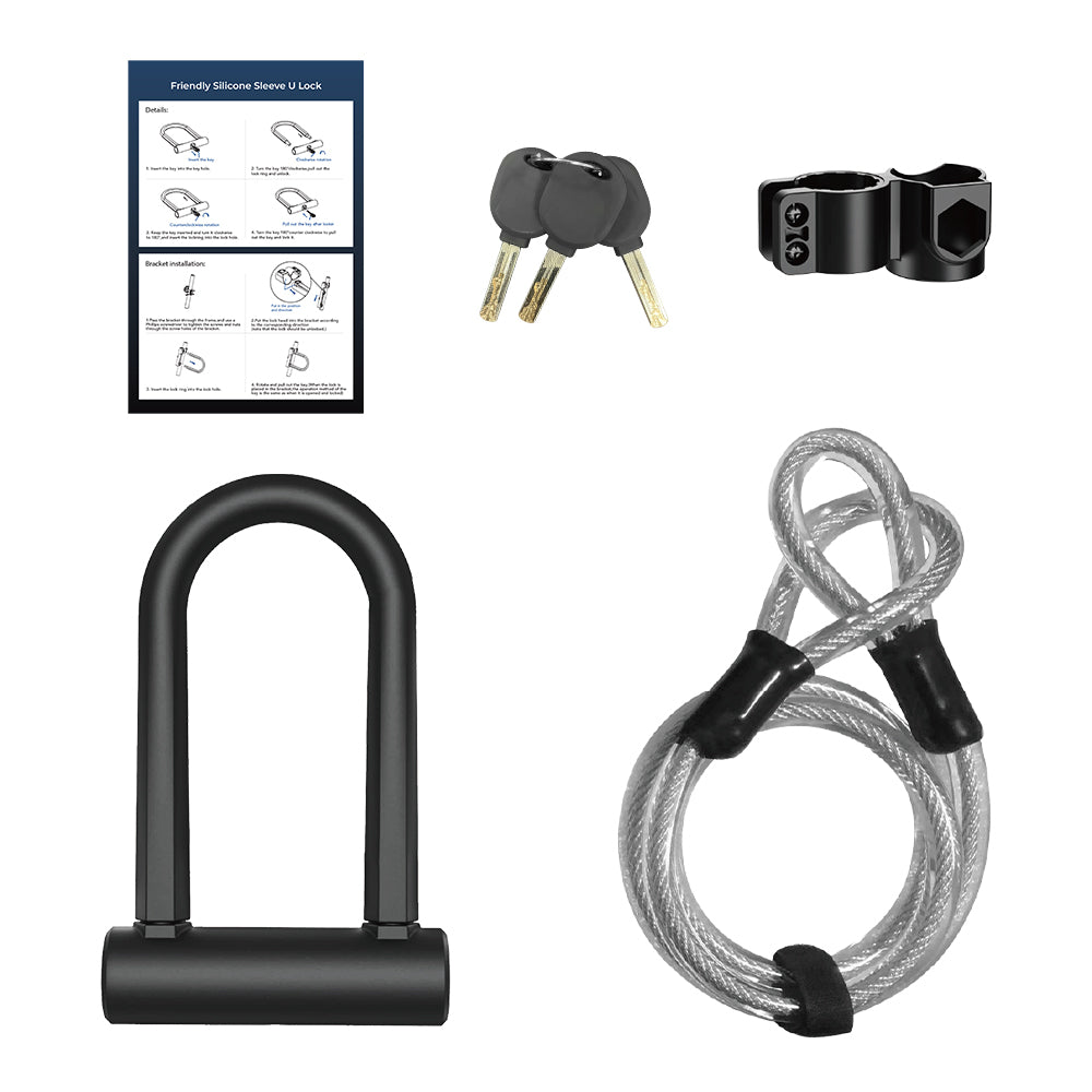 Heavy Duty Combination U Lock for Electric Scooter