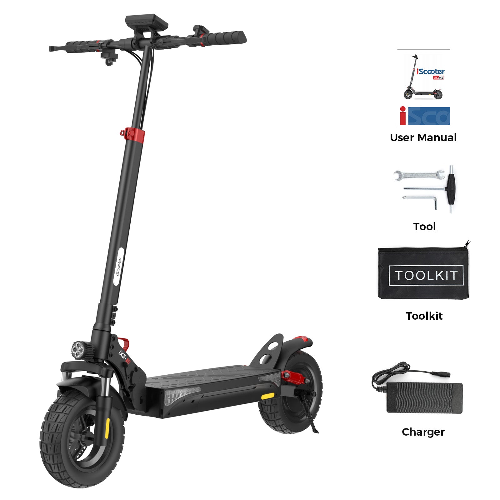 iScooter iX3 Off Road Elektro-Roller mit APP-Steuerung
